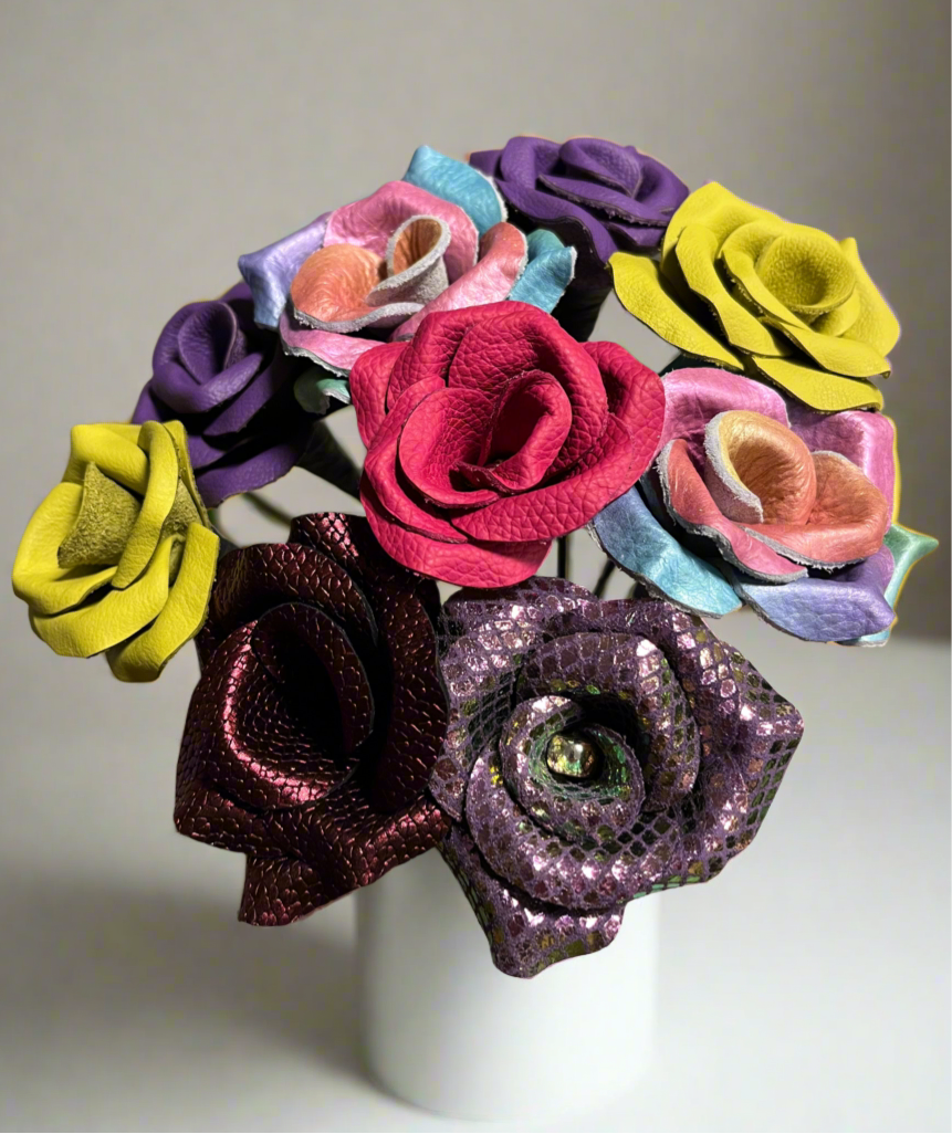 Leather Roses