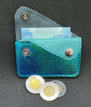 2 pocket coin purse