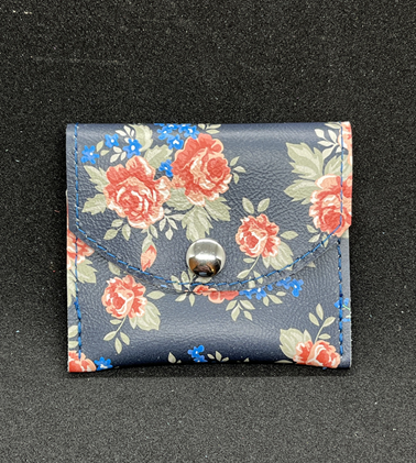 3 pocket leather coin purse