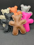 Mini Leather Teddy Bears