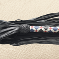 Leather Pride Braided Handle Flog