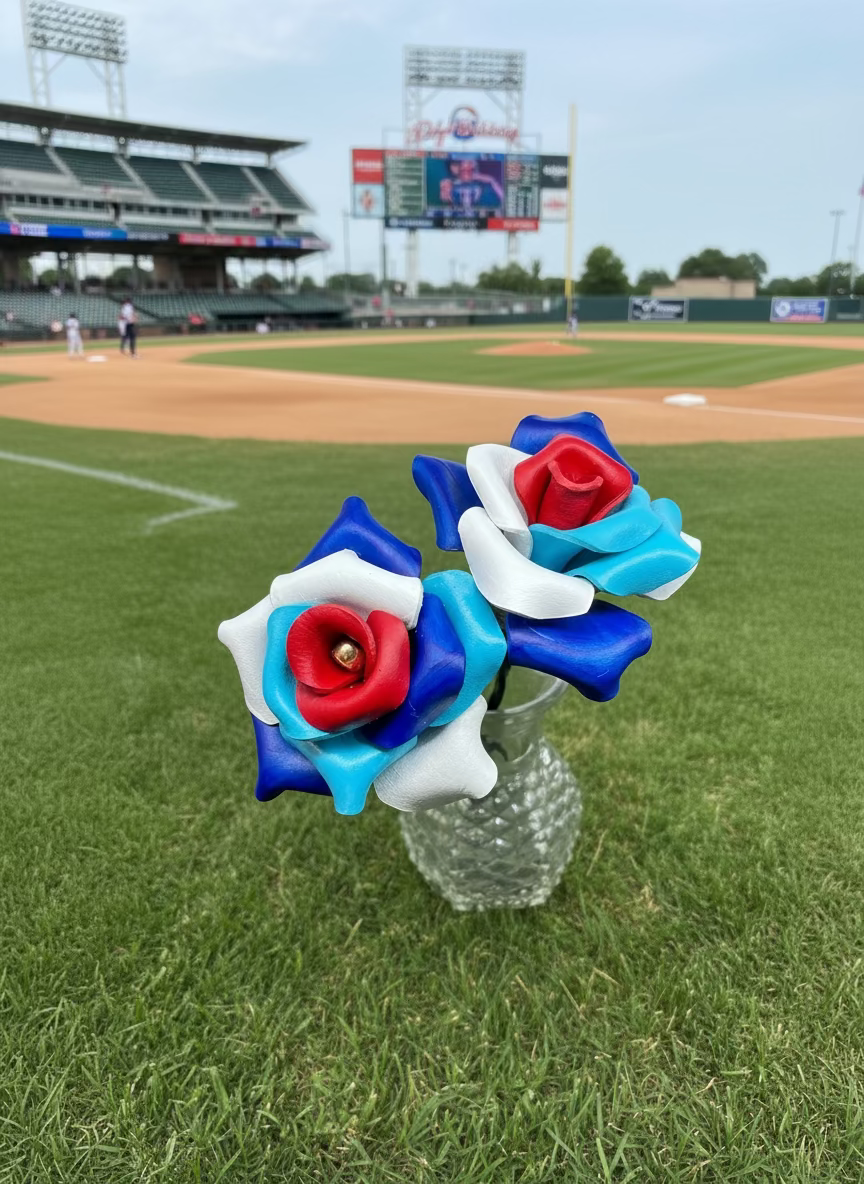 Toronto Blue Jays Leather Rose