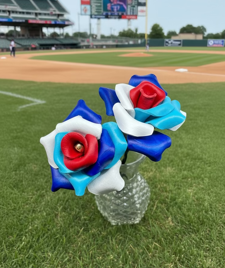 Toronto Blue Jays Leather Rose