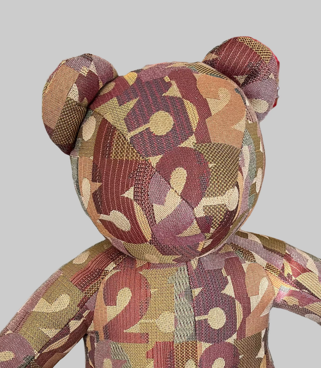 Numbers Fabric Teddy Bear
