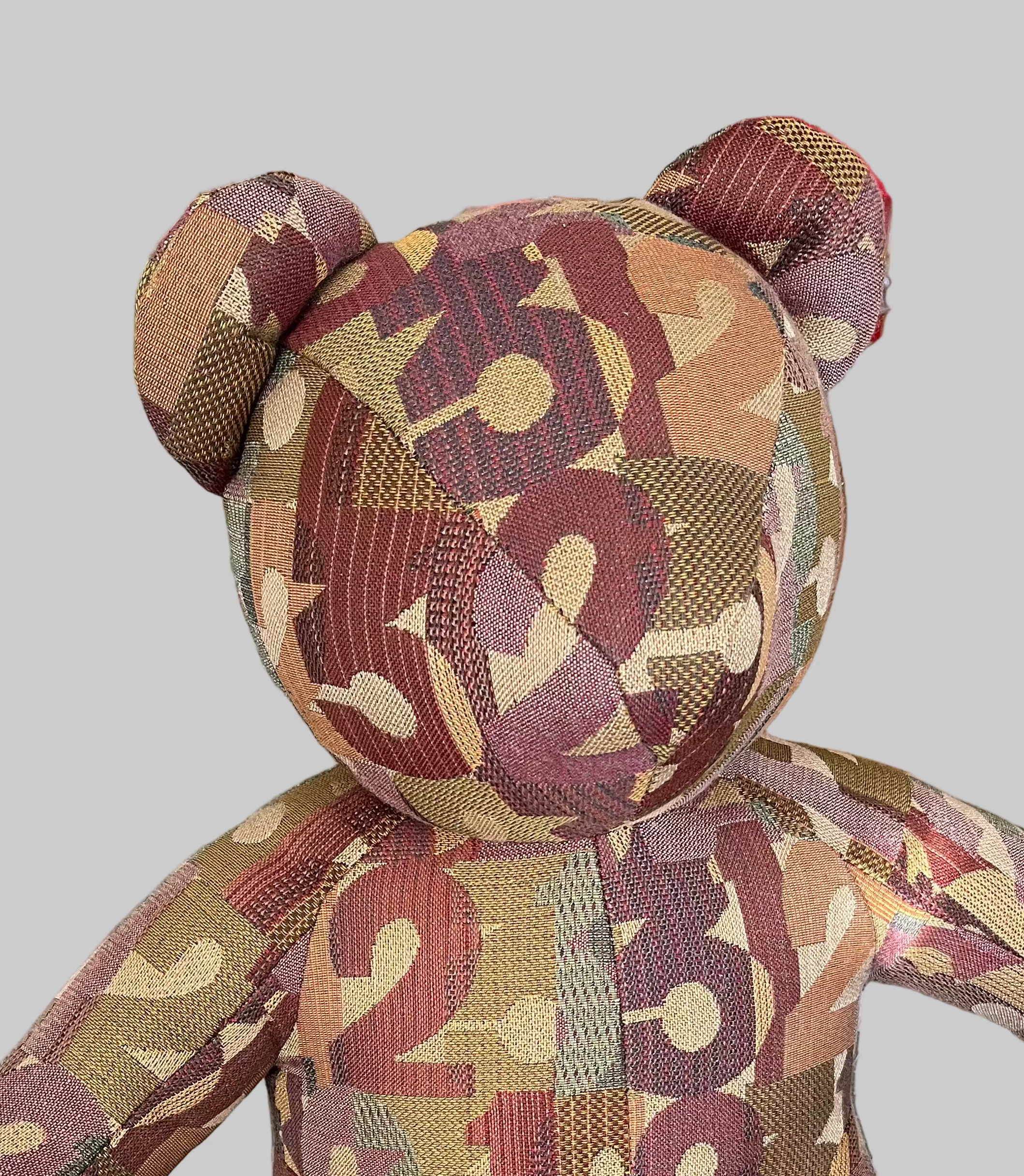 Numbers Fabric Teddy Bear