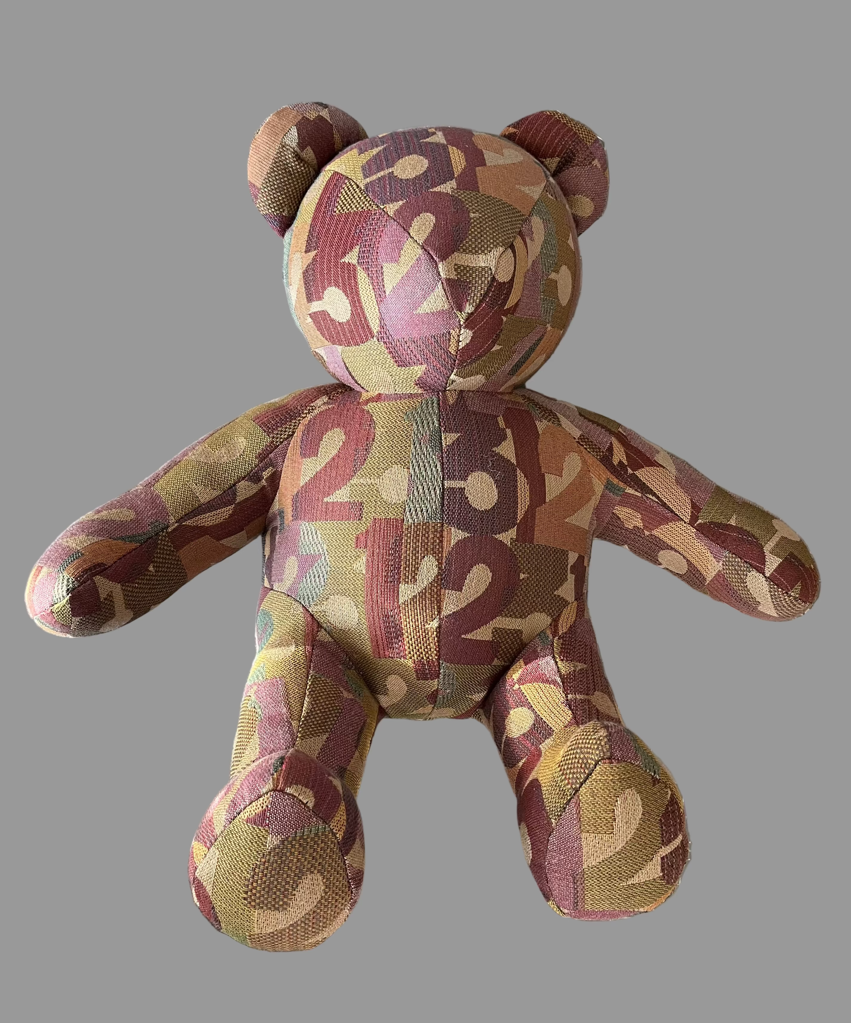 Numbers Fabric Teddy Bear