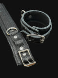 Black Leather Cuffs