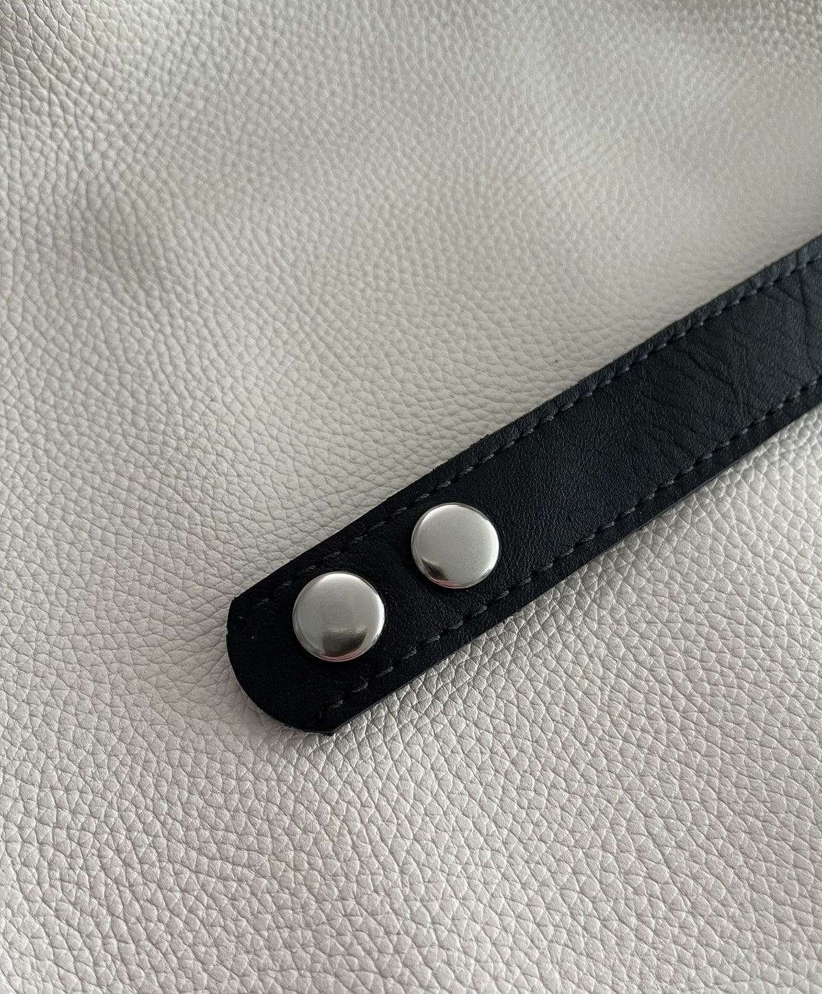Black Leather Wristband