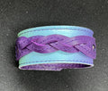 Rainbow Leather Wrist Bands
