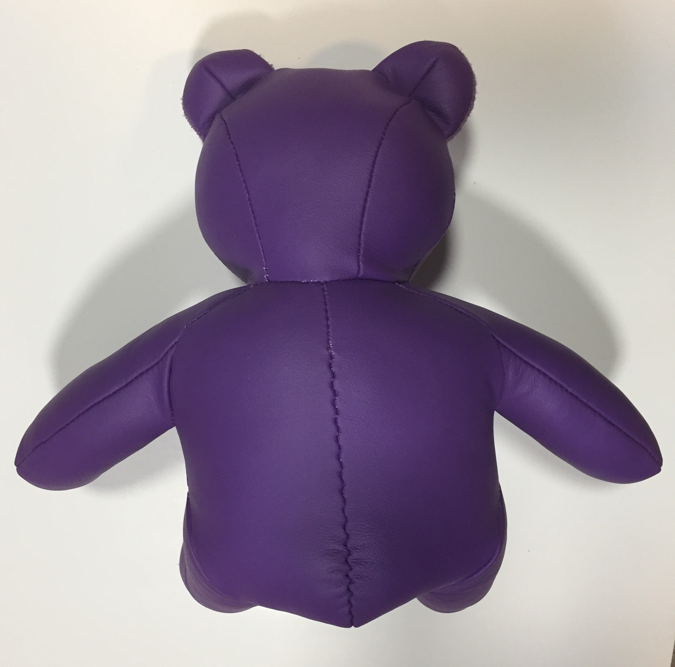 Leather Teddy Bear Cub Sized