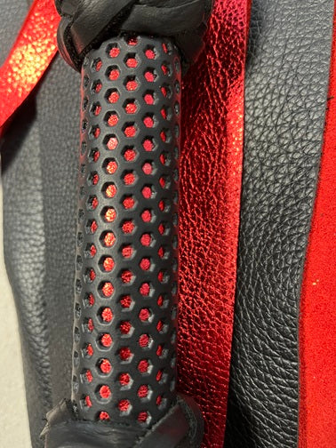 Red and Black Perforated handle flog