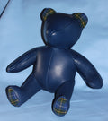 Nova Scotia Blue Leather Teddy Bear