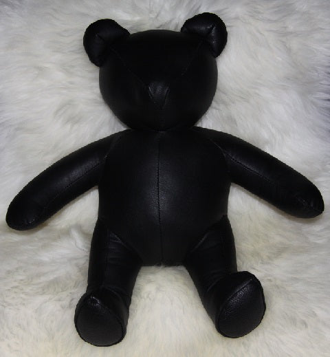 Poppa sized Leather Teddy Bear